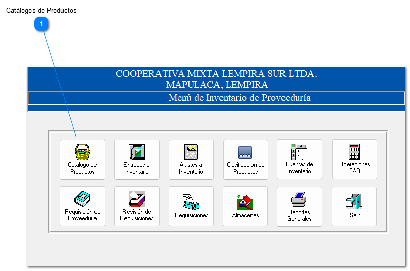 4.5.1 Catálogos de Productos